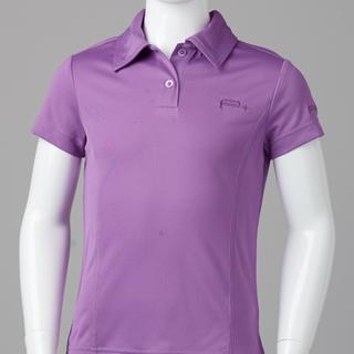 GIRL  FITTED POLO PURPLE 